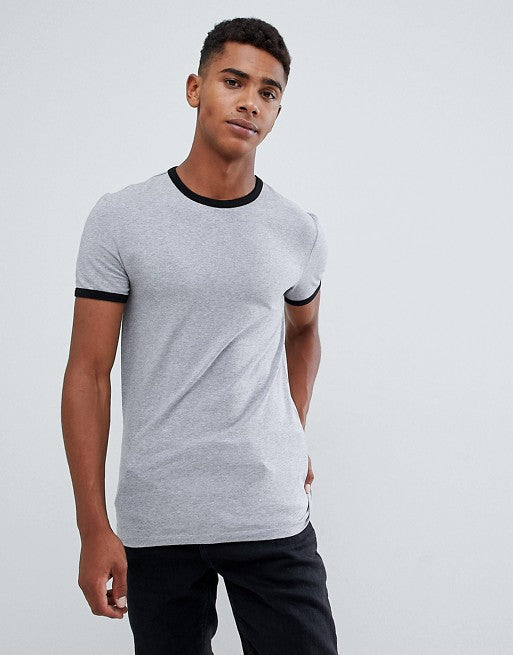 Gray Contrast Tee