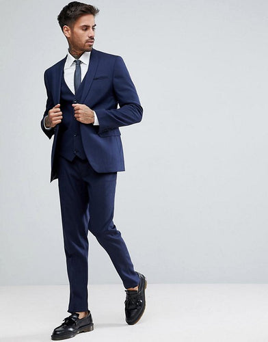 Navy Three Piece Suit